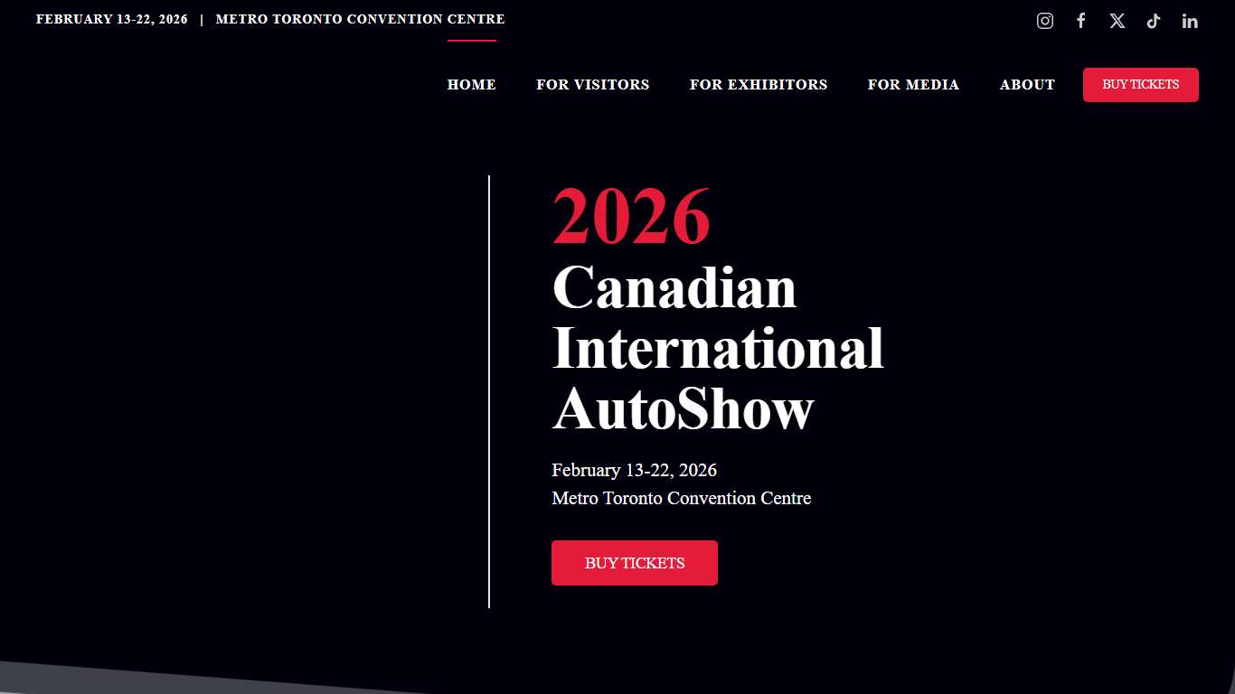 The Canadian International AutoShow - 2026 AutoShow