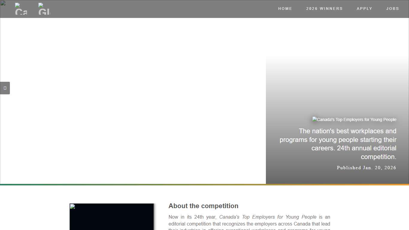 Canada's Top Employers for Young People (2026)